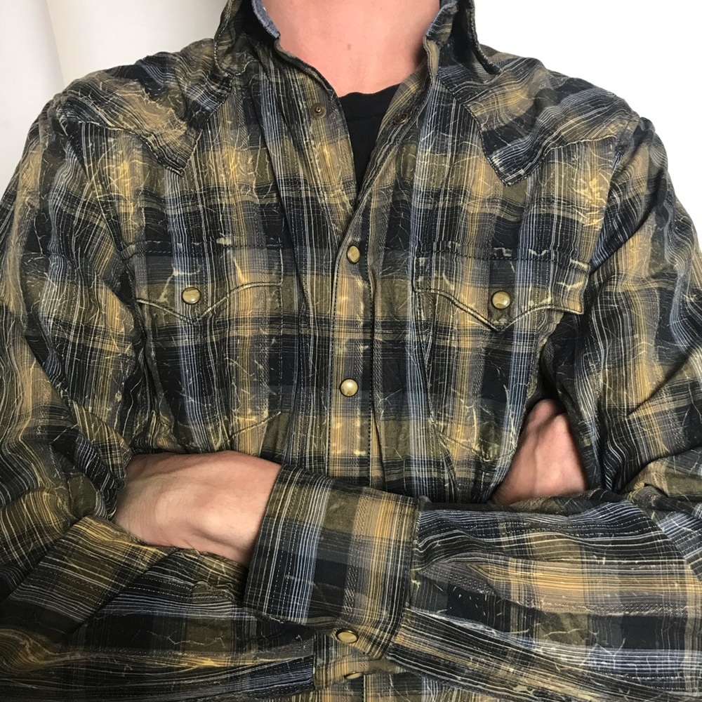 Wrangler Retro Long Sleeve Snap Up